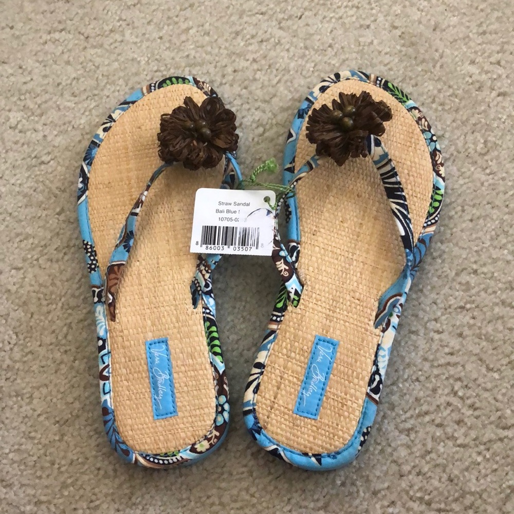 Vera Bradley Straw Sandal - RETIRED Pattern
